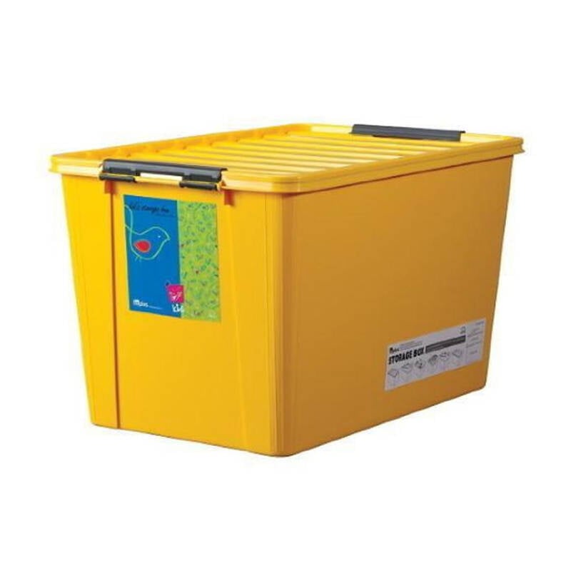 Th&ugrave;ng Đựng Đồ Bằng Nhựa Inplus Easy Clip 60L - 5 M&agrave;u - Locknlock - INP113 image number null